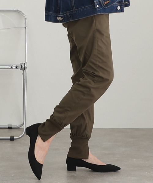 ElegChic(エレグシック)の「裾リブ スリット ジョガーパンツ(スウェットパンツ・レディース・ベージュ/カーキ/ブラック・XL/XXL/4L/L/M)」の13枚目の写真