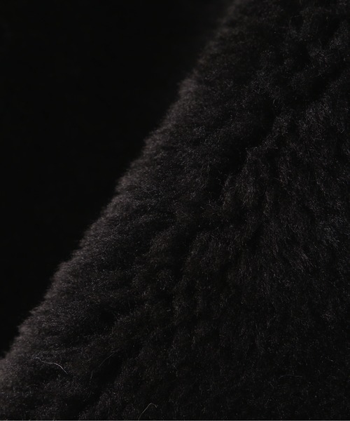 schott（ショット）の「【Women's】Schott/ショット/BOA B-3 JACKET/ボア B-3 ジャケット（ミリタリージャケット・レディース・ブラック/ナチュラル・F）」の7枚目の写真