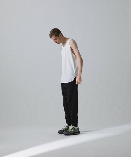 Iroquois（イロコイ）の「LAYERED LONG T/T（タンクトップ・メンズ・ブラック/オフホワイト/サックスブルー/イエロー/ワインレッド/ラベンダー・1/2/3）」の9枚目の写真