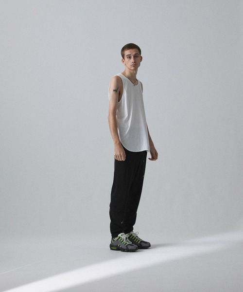 Iroquois（イロコイ）の「LAYERED LONG T/T（タンクトップ・メンズ・ブラック/オフホワイト/サックスブルー/イエロー/ワインレッド/ラベンダー・1/2/3）」の11枚目の写真