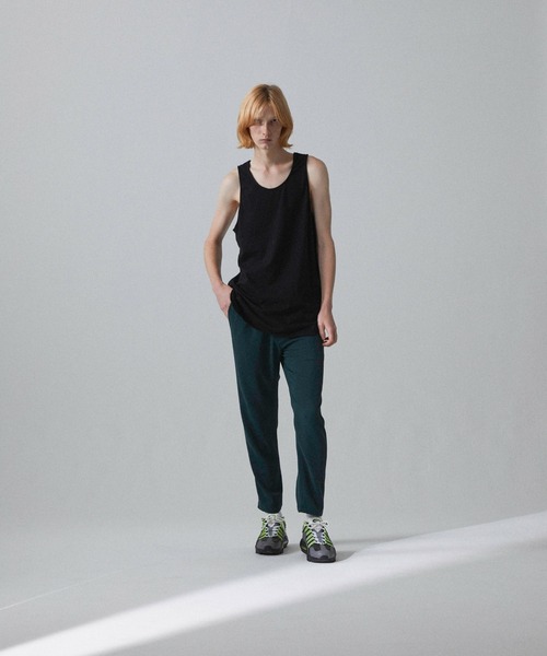 Iroquois（イロコイ）の「LAYERED LONG T/T（タンクトップ・メンズ・ブラック/オフホワイト/サックスブルー/イエロー/ワインレッド/ラベンダー・1/2/3）」の14枚目の写真