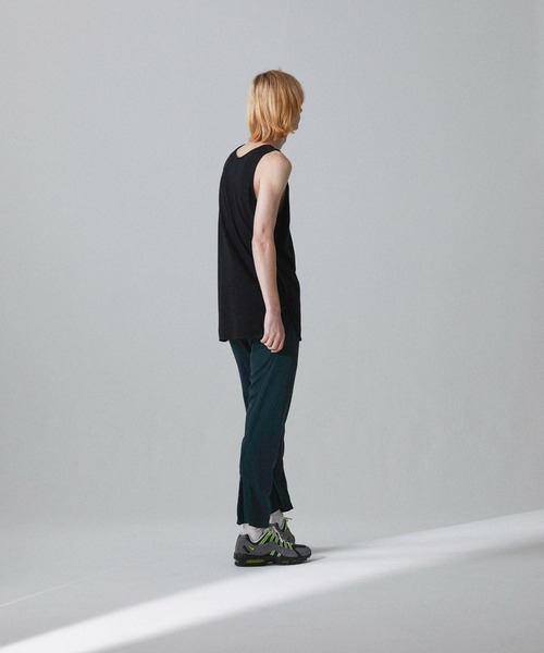 Iroquois（イロコイ）の「LAYERED LONG T/T（タンクトップ・メンズ・ブラック/オフホワイト/サックスブルー/イエロー/ワインレッド/ラベンダー・1/2/3）」の16枚目の写真