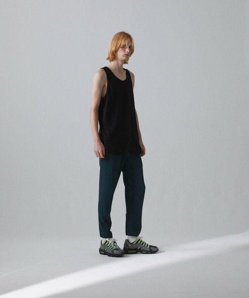 Iroquois（イロコイ）の「LAYERED LONG T/T（タンクトップ・メンズ・ブラック/オフホワイト/サックスブルー/イエロー/ワインレッド/ラベンダー・1/2/3）」の13枚目の写真