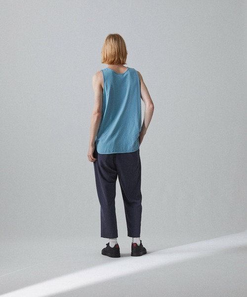 Iroquois（イロコイ）の「LAYERED LONG T/T（タンクトップ・メンズ・ブラック/オフホワイト/サックスブルー/イエロー/ワインレッド/ラベンダー・1/2/3）」の22枚目の写真
