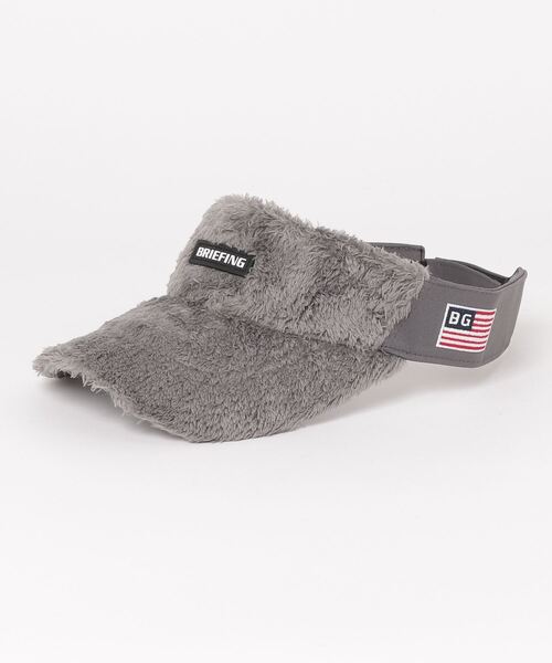 BRIEFING（ブリーフィング）の「【ブリーフィングゴルフ】MS POLARTEC VISOR（サンバイザー・メンズ・ネイビー/オリーブ/グレー/ブラック/ホワイト/ブラウン・FREE）」の4枚目の写真