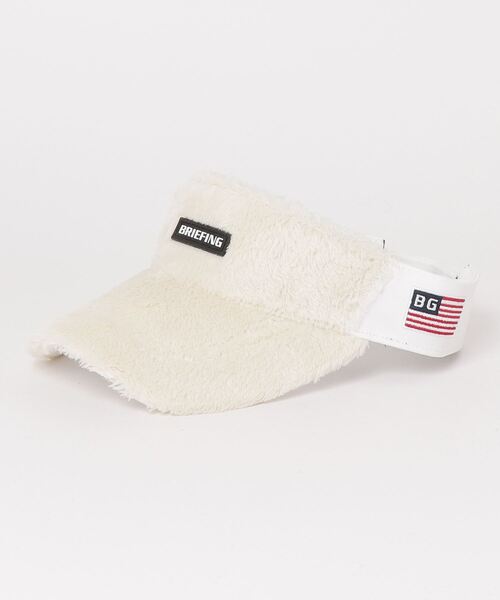 BRIEFING（ブリーフィング）の「【ブリーフィングゴルフ】MS POLARTEC VISOR（サンバイザー・メンズ・ネイビー/オリーブ/グレー/ブラック/ホワイト/ブラウン・FREE）」の2枚目の写真