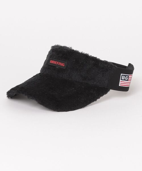 BRIEFING（ブリーフィング）の「【ブリーフィングゴルフ】MS POLARTEC VISOR（サンバイザー・メンズ・ネイビー/オリーブ/グレー/ブラック/ホワイト/ブラウン・FREE）」の3枚目の写真