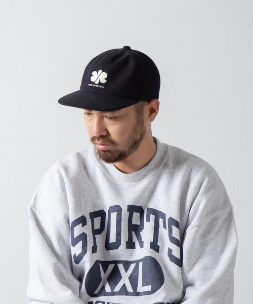 RACAL（ラカル）の「Clover "RR" B.B Cap / クローバー"RR" ベースボールキャップ（キャップ・メンズ・ネイビー/テラコッタ/オリーブ系/ブラウン系その他/ブラック・FREE）」の2枚目の写真