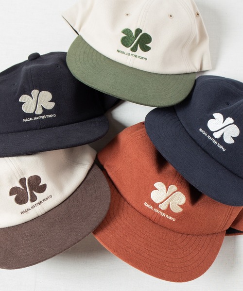 RACAL（ラカル）の「Clover "RR" B.B Cap / クローバー"RR" ベースボールキャップ（キャップ・メンズ・ネイビー/テラコッタ/オリーブ系/ブラウン系その他/ブラック・FREE）」の6枚目の写真