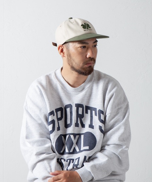RACAL（ラカル）の「Clover "RR" B.B Cap / クローバー"RR" ベースボールキャップ（キャップ・メンズ・ネイビー/テラコッタ/オリーブ系/ブラウン系その他/ブラック・FREE）」の8枚目の写真