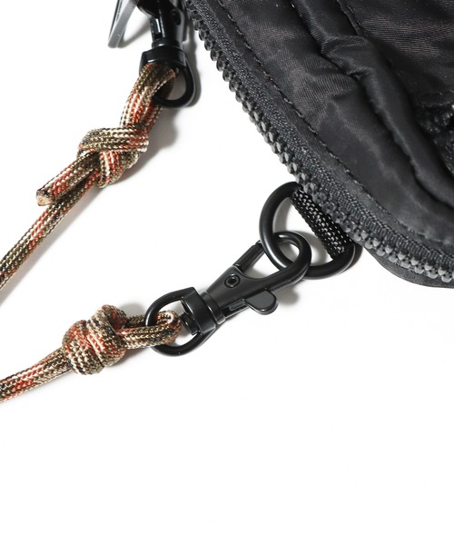 Alpha Industries（アルファインダストリーズ）の「ALPHA INDUSTRIES/アルファインダストリーズ  UTILITY POCKET SACOCHE CORDURA サコッシュ（ショルダーバッグ・メンズ・ブラック/オリーブ・FREE）」の5枚目の写真