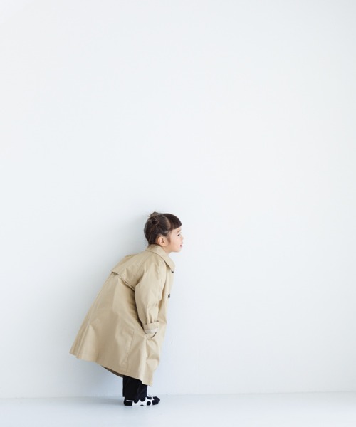 LOWRYS FARM（ローリーズファーム）の「カルステンカラーコート　171856（ステンカラーコート・キッズ・ネイビー/ベージュ・130/140/150/120）」の16枚目の写真