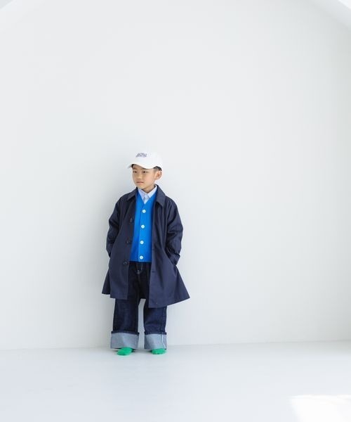 LOWRYS FARM（ローリーズファーム）の「カルステンカラーコート　171856（ステンカラーコート・キッズ・ネイビー/ベージュ・130/140/150/120）」の18枚目の写真