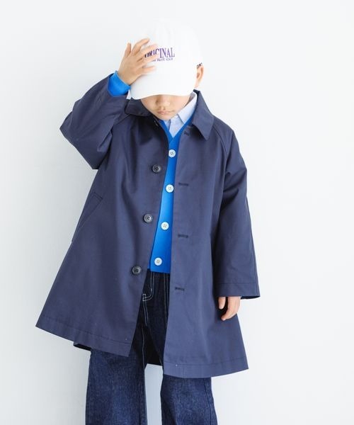 LOWRYS FARM（ローリーズファーム）の「カルステンカラーコート　171856（ステンカラーコート・キッズ・ネイビー/ベージュ・130/140/150/120）」の22枚目の写真