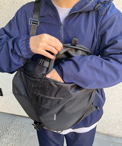 BROKEN BASE(ブロークンベース)の「ナイロンワンショルダーバッグ(ショルダーバッグ・メンズ・ブラック/ネイビー/ネイビー系/グレー・フリー)」の10枚目の写真