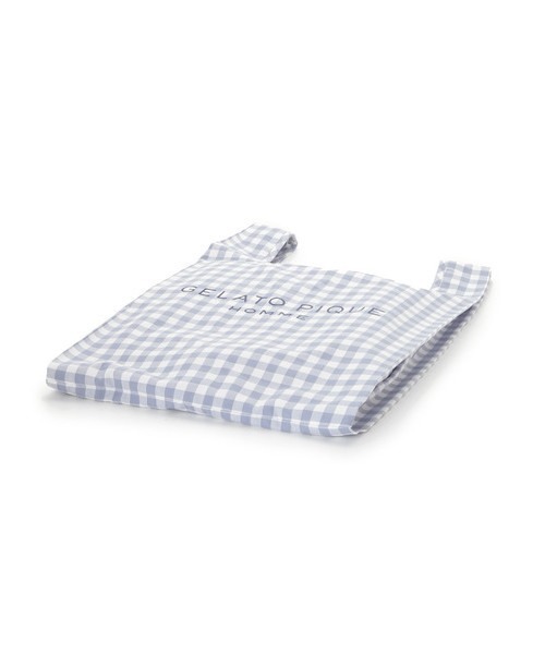 【新品】gelato pique ロブション　ギンガムチェック柄　ブランケット gelato pique（ジェラートピケ）の「【HOMME】 ギンガムチェック