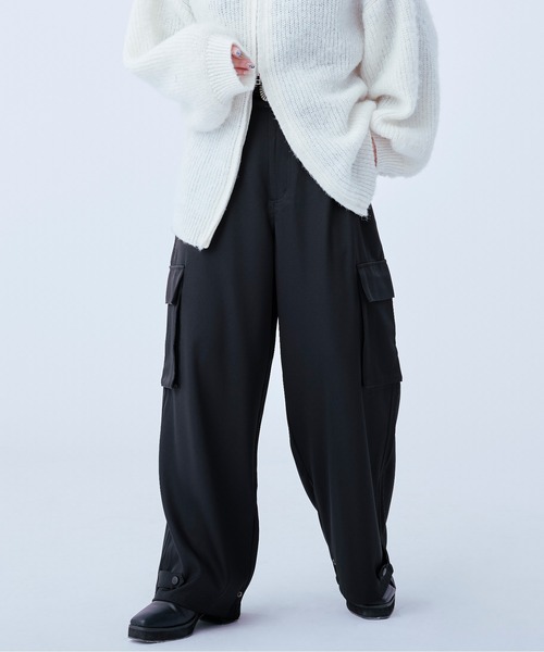 Ellno Loset（エルノロゼット）の「2wayカーゴパンツ（カーゴパンツ・メンズ・ブラック/チャコールグレー・SMALL/MEDIUM/LARGE）」の7枚目の写真