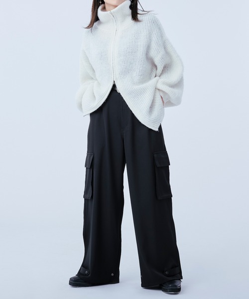 Ellno Loset（エルノロゼット）の「2wayカーゴパンツ（カーゴパンツ・メンズ・ブラック/チャコールグレー・SMALL/MEDIUM/LARGE）」の3枚目の写真