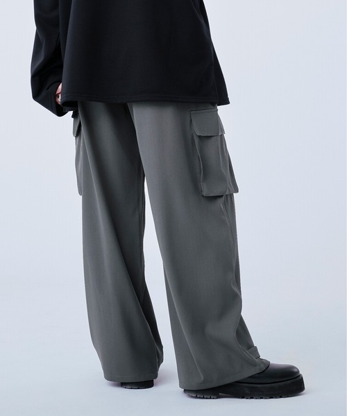 Ellno Loset（エルノロゼット）の「2wayカーゴパンツ（カーゴパンツ・メンズ・ブラック/チャコールグレー・SMALL/MEDIUM/LARGE）」の8枚目の写真