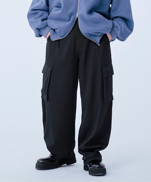 Ellno Loset（エルノロゼット）の「2wayカーゴパンツ（カーゴパンツ・メンズ・ブラック/チャコールグレー・SMALL/MEDIUM/LARGE）」の22枚目の写真