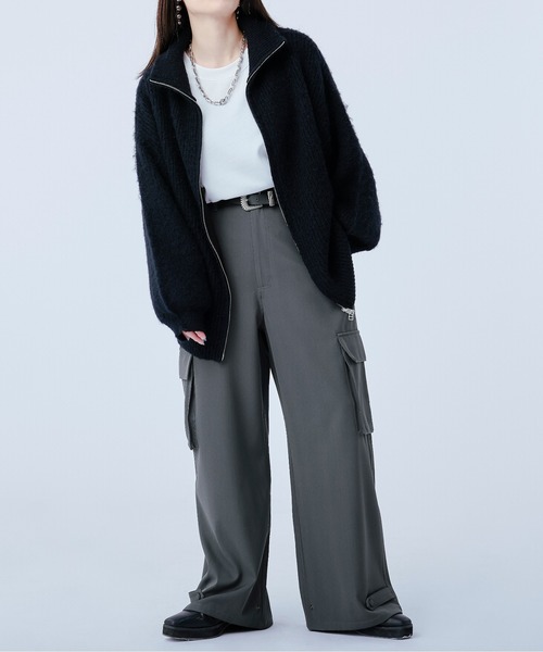 Ellno Loset（エルノロゼット）の「2wayカーゴパンツ（カーゴパンツ・メンズ・ブラック/チャコールグレー・SMALL/MEDIUM/LARGE）」の14枚目の写真