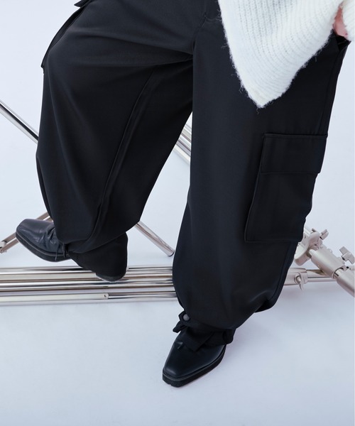 Ellno Loset（エルノロゼット）の「2wayカーゴパンツ（カーゴパンツ・メンズ・ブラック/チャコールグレー・SMALL/MEDIUM/LARGE）」の19枚目の写真