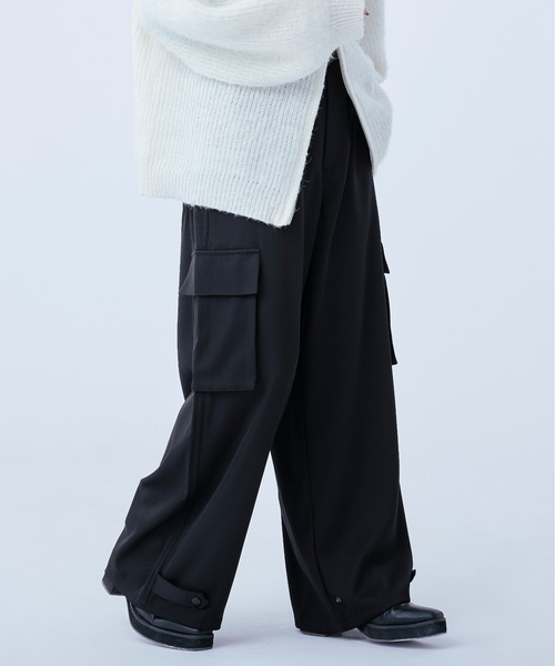 Ellno Loset（エルノロゼット）の「2wayカーゴパンツ（カーゴパンツ・メンズ・ブラック/チャコールグレー・SMALL/MEDIUM/LARGE）」の16枚目の写真