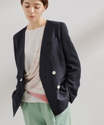 ROPE' | カラーレスブレザージャケット(ノーカラージャケット)