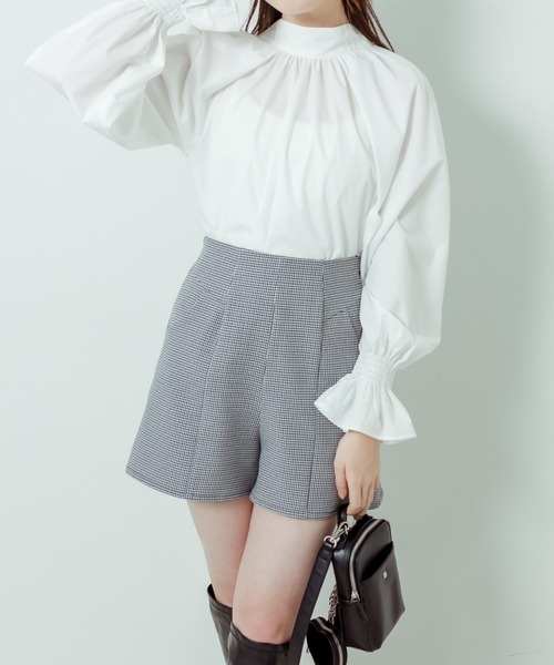 OLIVE des OLIVE（オリーブデオリーブ）の「シンプルショートパンツ（その他パンツ・レディース・ベージュ/チェック/ブラック・FREE）」の13枚目の写真