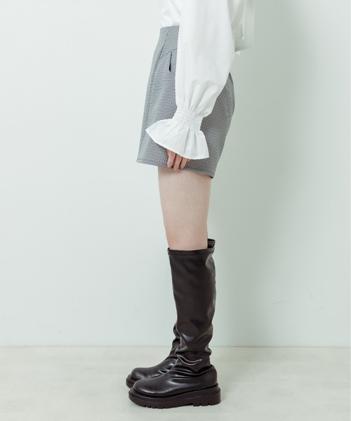 OLIVE des OLIVE（オリーブデオリーブ）の「シンプルショートパンツ（その他パンツ・レディース・ベージュ/チェック/ブラック・FREE）」の15枚目の写真