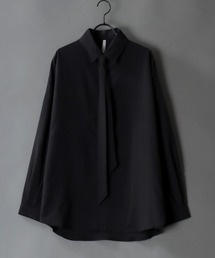 wide dress shirt with tie/ネクタイ付き ワイド ドレスシャツ