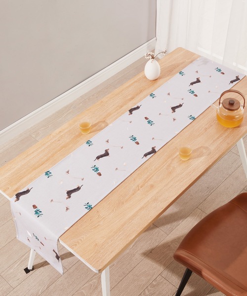 Jubilee(ジュビリー)の「天然リネン テーブルランナー 犬(ランチョンマット/テーブルウェア・レディース・その他1/その他2/その他3/その他4/その他5/その他6・FREE)」の9枚目の写真