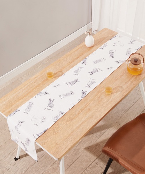 Jubilee(ジュビリー)の「天然リネン テーブルランナー 犬(ランチョンマット/テーブルウェア・レディース・その他1/その他2/その他3/その他4/その他5/その他6・FREE)」の19枚目の写真