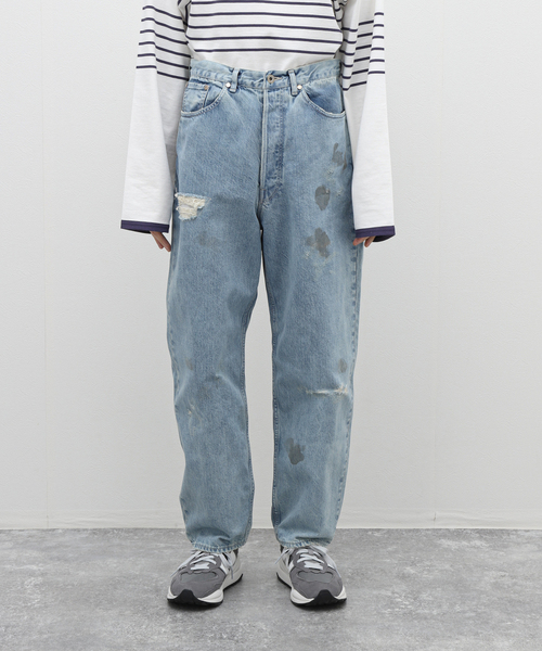 MARKA / マーカ】COCOON FIT JEANS DAMAGED（デニムパンツ）｜marka