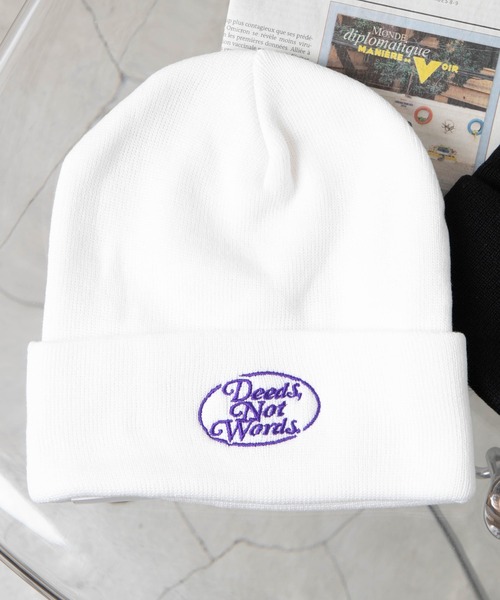 WEGO(ウィゴー)の「WEGO/ロゴビーニー(ニットキャップ/ビーニー・メンズ・その他1/その他2/その他3/その他4/その他6/その他5・FREE)」の6枚目の写真