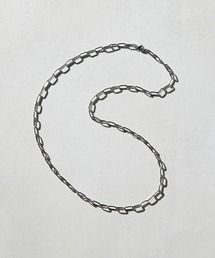 ear PAPILLONNER | 《金属アレルギー対応》ステンレス平ロングチェーンネックレス(ネックレス)