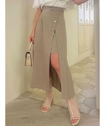 dazzlin | 【MURUA×dazzlin】アシメプリーツラップスカート(スカート)