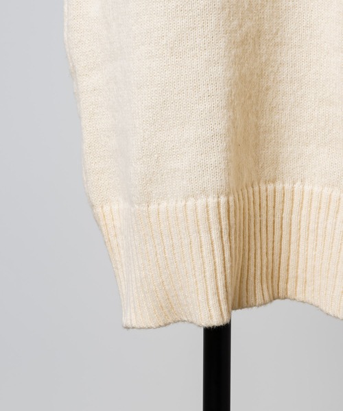 Happy John（ハッピージョン）の「high neck knit one piece dress/ハイネックニットワンピース（ワンピース・レディース・アイボリー/ブラック/ブルー/グレー・FREE）」の20枚目の写真