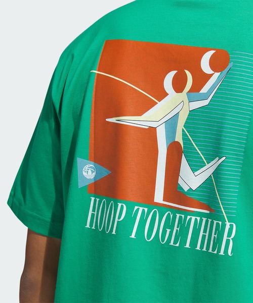 adidas（アディダス）の「バスケットボール グラフィック T