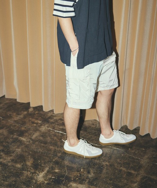 FREAK'S STORE（フリークスストア）の「FREAK'S STORE/フリークスストア ナイロンカーゴショートパンツ/イージーパンツ ハーフパンツ（カーゴパンツ・メンズ・サックスブルー/ホワイト/ブラック/オリーブ/オレンジ・SMALL/MEDIUM/LARGE）」の6枚目の写真