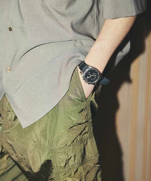 FREAK'S STORE（フリークスストア）の「FREAK'S STORE/フリークスストア ナイロンカーゴショートパンツ/イージーパンツ ハーフパンツ（カーゴパンツ・メンズ・サックスブルー/ホワイト/ブラック/オリーブ/オレンジ・SMALL/MEDIUM/LARGE）」の8枚目の写真