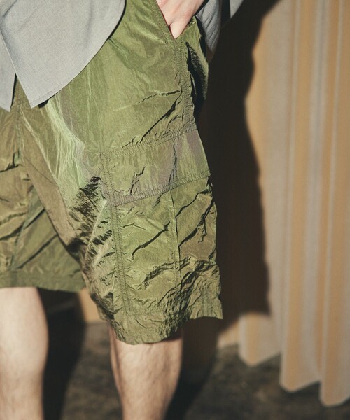 FREAK'S STORE（フリークスストア）の「FREAK'S STORE/フリークスストア ナイロンカーゴショートパンツ/イージーパンツ ハーフパンツ（カーゴパンツ・メンズ・サックスブルー/ホワイト/ブラック/オリーブ/オレンジ・SMALL/MEDIUM/LARGE）」の22枚目の写真