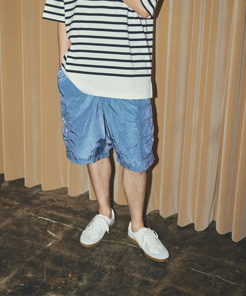 FREAK'S STORE（フリークスストア）の「FREAK'S STORE/フリークスストア ナイロンカーゴショートパンツ/イージーパンツ ハーフパンツ（カーゴパンツ・メンズ・サックスブルー/ホワイト/ブラック/オリーブ/オレンジ・SMALL/MEDIUM/LARGE）」の11枚目の写真