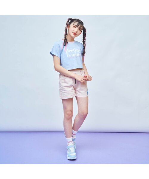 algy（アルジー）の「抗菌防臭ボーダーロゴクルーソックス（ソックス/靴下・キッズ・ブラック/ネイビー/ピンク・24/21）」の5枚目の写真