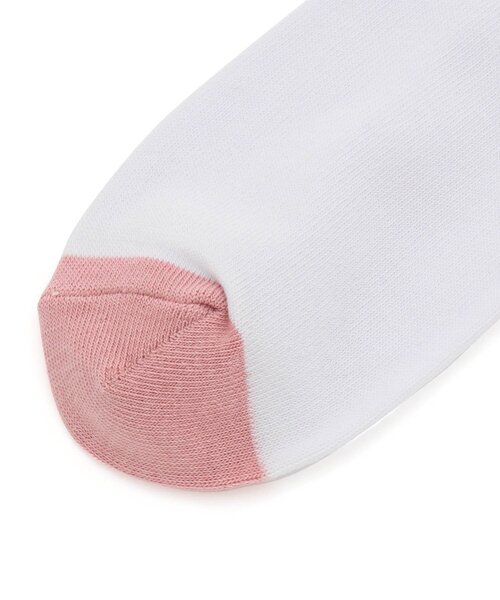 algy（アルジー）の「抗菌防臭ボーダーロゴクルーソックス（ソックス/靴下・キッズ・ブラック/ネイビー/ピンク・24/21）」の8枚目の写真