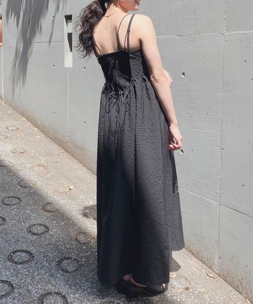 限定値下⚪︎コムデギャルソン　2024SS ポリエステル　リボンエンボスワンピース 限定値下⚪︎コムデギャルソン 2024SS ポリエステル リボンエンボス