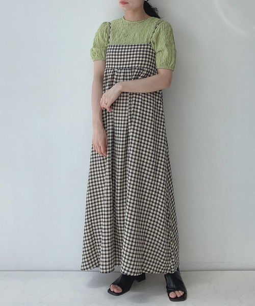 AS KNOW AS plus（アズノゥアズプラス）の「〇後リボン キャミワンピース　【2024SSアイテム】（ワンピース・レディース・イエロー系その他/ブラック/ブラック系その他/ピンク系その他・FREE）」の19枚目の写真