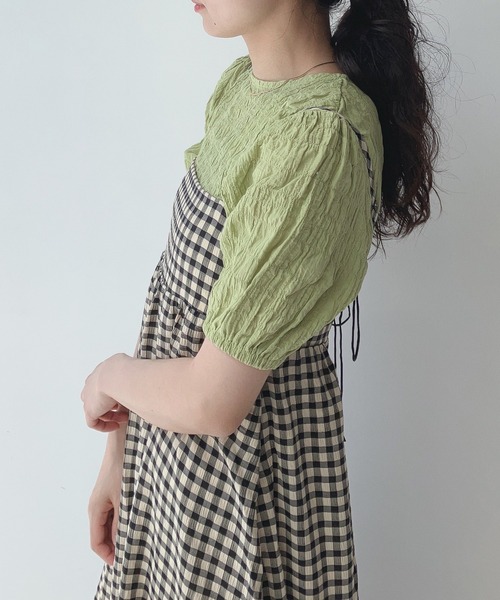 AS KNOW AS plus（アズノゥアズプラス）の「〇後リボン キャミワンピース　【2024SSアイテム】（ワンピース・レディース・イエロー系その他/ブラック/ブラック系その他/ピンク系その他・FREE）」の20枚目の写真