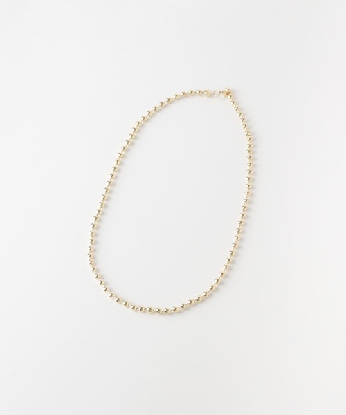URBAN RESEARCH Sonny Label(アーバンリサーチサニーレーベル)の「ボールチェーンネックレス(ネックレス・レディース・ゴールド/シルバー・ONE)」の7枚目の写真