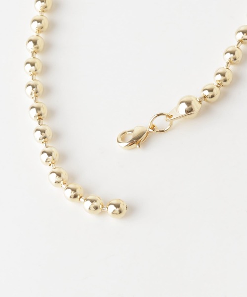 URBAN RESEARCH Sonny Label(アーバンリサーチサニーレーベル)の「ボールチェーンネックレス(ネックレス・レディース・ゴールド/シルバー・ONE)」の4枚目の写真